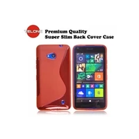 Telone Back Case S-Case gumijots telefona apvalks Microsoft 640Xl Lumia Koraļu