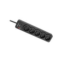 Tracer 46975 Powerguard 1.8M Black 5 Outlets