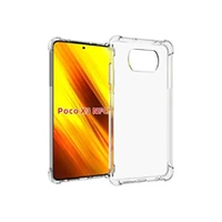Evelatus Poco X3 / Nfc Pro Military Shockproof Silicone Case Tpu Xiaomi Transparent