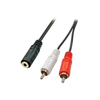 Lindy Cable Adapter Audio/Video/0.25M 35677
