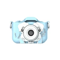 Cp X5 Bēnu Digitālā Foto un Video Kamera ar Gumijas čeholu Microsd kartes slotu 2AposApos Lcd Zils suns