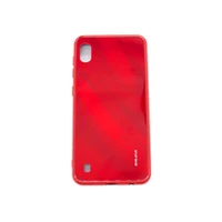 Evelatus Galaxy A10 Water Ripple Full Color Electroplating Tempered Glass Case Samsung Red