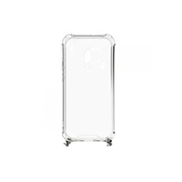 Evelatus Xiaomi Redmi 8 Silicone Tpu Transparent with Necklace Strap Space Gray