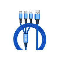 Ilike Charging Cable 3 in 1 Cci02 - Blue