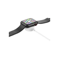 Iwear Ch3 Universāls / Apple Watch Usb 1M Vada savienojuma 3.5W Bezvadu lādētājs - paliknis Viedajiem Pulksteņiem Balta
