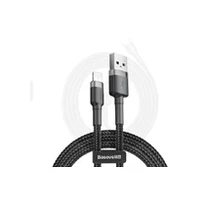 Kabelis Baseus Apple Cafule Cable - Usb To Lightning 2.4A 1 Meter Black