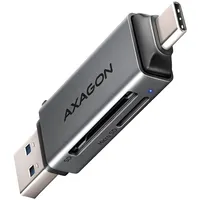 Axagon Cre-Dac External, Type-CType-A 2-Slot Sd/Microsd  8595247907134