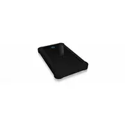 Cieto disku korpus Raidsonic  Icy Box Ib-233U3-B External enclosure for 2.5 Sata Hdd/Ssd with Usb 3.0 interface and silicone protection sleeve 2.5, 4250078163411