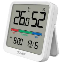 Digitālais termometrs Savio Temperature and Humidity Sensor  Ct-01/W 5901986048381