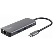 Dokstacija Trust Dalyx 6-In-1 Usb-C Multi-Port  24968 8713439249682