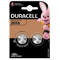 Duracell Litija baterijas.  Dl2016 2Bb 5000394045736