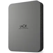 External Hdd Lacie Mobile Drive Secure Stlr5000400 5Tb Usb-C Usb 3.2 Colour Space Gray  8719706043601