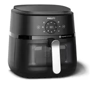 Galda grils Philips  Na231/00 Airfryer, 1700 W, Pan volume 6.2 L, Black, Silver Airfryer Power W Capacity L Black/Silver 8720389035074