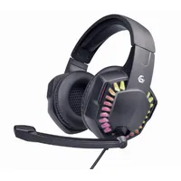 Gembird Gaming Headset with Led Light Effect Black  Ghs-06 8716309117418