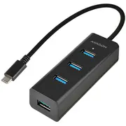 Axagon Hue-S2C 4X Usb3.0 Charging Hub, Microusb Connector, Type-C  8595247903686