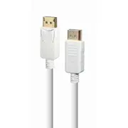 Kabelis Gembird Displayport Male - 1.8 m White 4K  Cc-Dp2-6-W 8716309129343