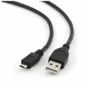 Kabelis Gembird Usb Male - Microusb 0.5M Black  Ccp-Musb2-Ambm-0.5M 8716309071994