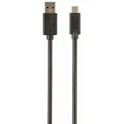 Kabelis Gembird Usb Male - Type C 1M Black  Ccp-Usb3-Amcm-1M 8716309086486