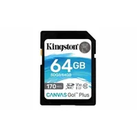 Kingston 64Gb Sdxc Canvas Go Plus  Sdg3/64Gb 740617301397