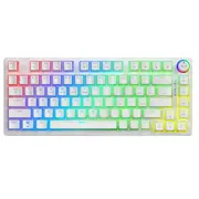Klaviatūra Savio Wireless Mechanical Phenix White 75 Outemu Yellow Pro Pudding  5901986049319