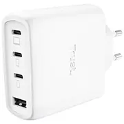 Lādētājs Trust Maxo 65W 4-Port Gan White  26068 8713439260687
