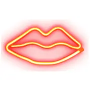 Led lampa Sbs Red Lips Glow Neon effect  Luneonkiss 8018417516436