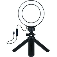 Led Ring Lamp 12Cm With Pocket Tripod Mount Up to 14.5Cm, Usb  Pkt3058B 9990000940400