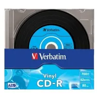 Matricas Cd-R Azo Verbatim 700Mb Vinyl 1X-52X, 10 Pack Slim  43426V 023942434269