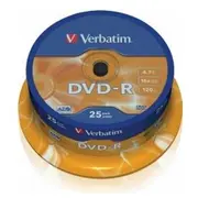Matricas Dvd-R Azo Verbatim 4.7Gb 16X 25 pack Spindle  43522V 023942435228
