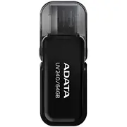 Zibatmiņa Adata  Dashdrive Uv240 64 Gb Usb 2.0 Black Auv240-64G-Rbk 4713218465405