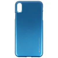 Mercury i-Jelly Back Case Izturīgs Aizmugurējais Silikona Apvalks Ar Metālisku Spīdumu Priekš  Apple iPhone Xs Max Zils Merc-Ijel-Iphxsm-Bl 8809621285597