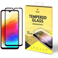 Mocco Full Glue 5D Signature Edition Tempered Glass Aizsargstikls Pilnam Ekrānam Xiaomi Redmi 7 Melns  Mc-5D-Gp-Redmi7-Bk 4752168067819