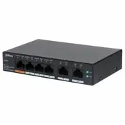 Switch Dahua Cs4006-4Et-60 Type L2 Desktop/Pedestal Poe ports 4  6923172571175