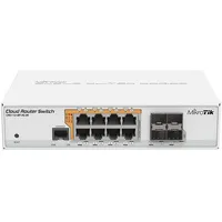 Mikrotik Crs112-8P-4S-In network switch Gigabit Ethernet 10/100/1000 Power over Poe White  4752224002105 Kilmkrswi0028