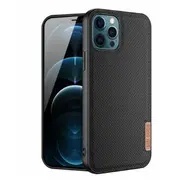 Aizmugurējais vāciņš Dux Ducis Apple Phone 12 Pro Max Fino case covered with nylon material Black  6934913055724