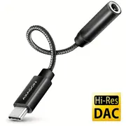 Axagon Ada-Hc Usb-C - 3.5Mm F connector, Hi-Res Dac, Audio Adapter 32Bit 384Khz  8595247908193