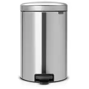 Brabantia atkritumu tvertne ar pedāli Newicon, 20 l, Matt Steel  114021 8710755114021