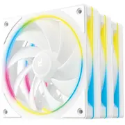 Datora korpusa ventilators Deepcool Fl12 Se Wh 12 cm balts 3 gab  R-Fl12Se-Whapn3-G 6933412785323