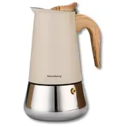 Espresso kafijas kanna, nerūsējošais tērauds, 9 tasēm, melna/sudraba, Klausberg, Kb 7996  5908287279964