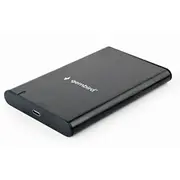 Gembird 2.5 Enclosure with Usb Type-C port Black  Ee2-U3S-6 8716309113526