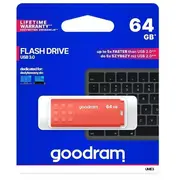 Goodram Usb 3.0 64Gb Orange  Ume3-0640O0R11 5908267935781