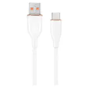 Kabelis Gembird Premium silicon Usb-A Male - Usb Type-C 1.5M White  Cc-Usb2S-Amcm-1.5M-W 8716309132169