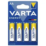 Lr6/Aa baterijas Varta Energy Alkaline Mn1500/4106 iepakojuma 4 gb.  Bataa.alk.ve4 3100000593971