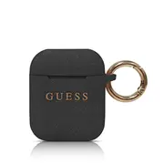 Maciņš austiņām Guess - Silicone Case for Airpods 1/2 Black  2448433 3700740463796