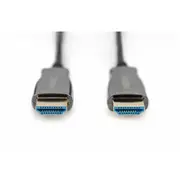 Monitoru piederums Digitus  Hdmi Aoc Hybrid-Fiber Connection Cable Ak-330125-100-S to Hdmi, 10 m 4016032462033