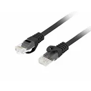 Monitoru piederums Lanberg  Patchcord Cat.6 Utp Lszh Cu Pcu6-10Cu-0100-Bk 1 m 5901969434347