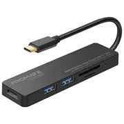 Promate Linkhub-C Usb-C to Hdmi 4K / 2X Usb 3.0 Sd  Hublinkhubc 6959144043937