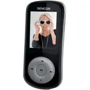 Sencor Sfp 5870 Bs Mp3/Mp4 1.8 inch 8Gb, Fm radio, Microsd  8590669162055