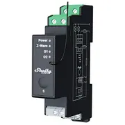 Shelly Qubino Pro 2Pm Din rail Relay, 2-Channel, Z-Wave Power measurement  Wavepro2Pm 3800235269121 063548