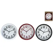 Sienas pulkstenis 22 cm, dažādi dizaini, x 5 Decorlife  8430540633581